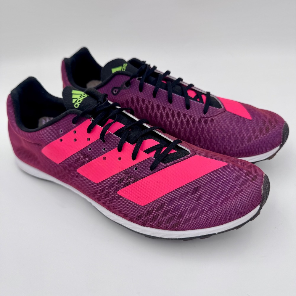 Adidas Adizero XCS Women 10 Purple Pink Cross Country Spikes EG8461 Racing Shoes